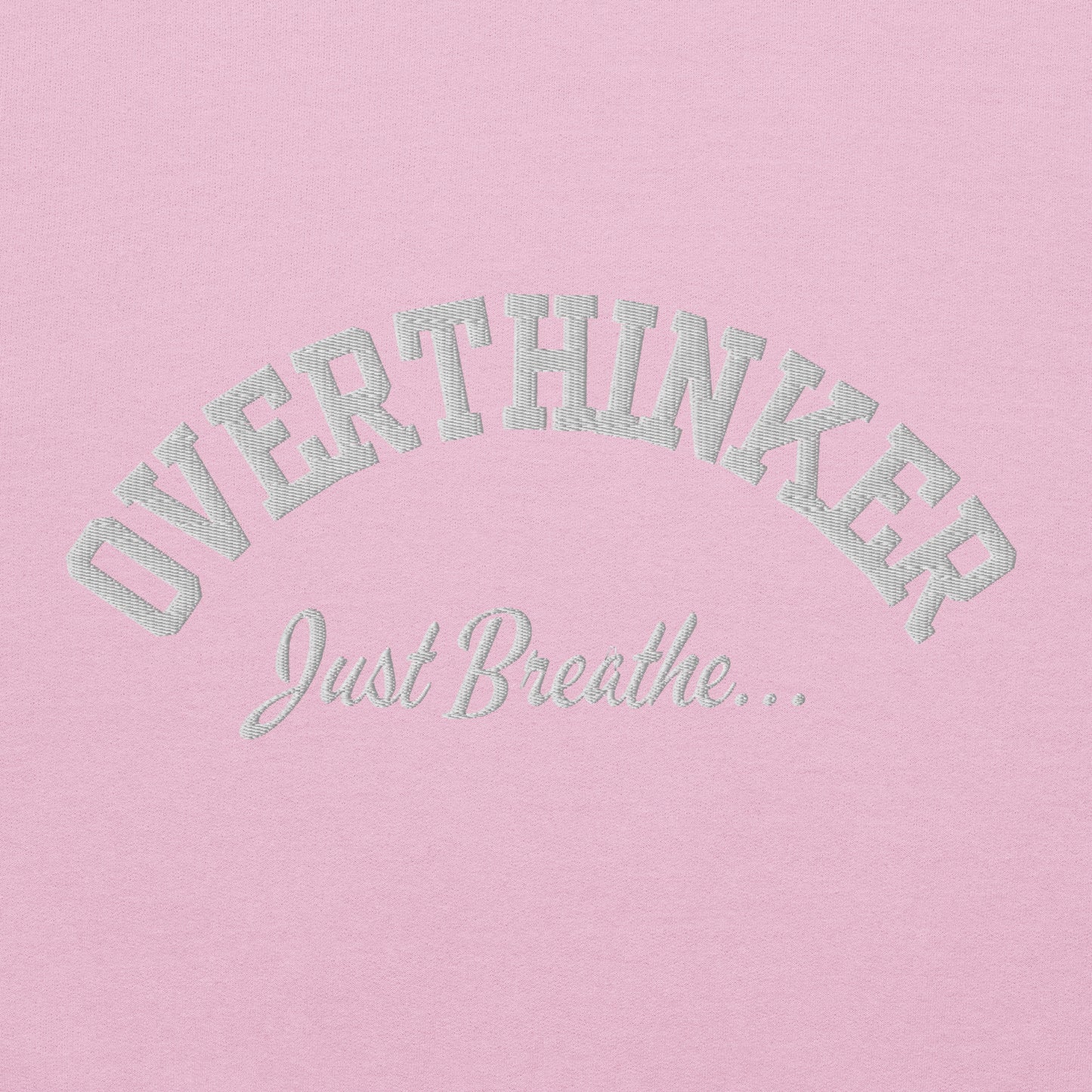 Overthinker Embroidered Sweatshirt - JOURNAL VENUE