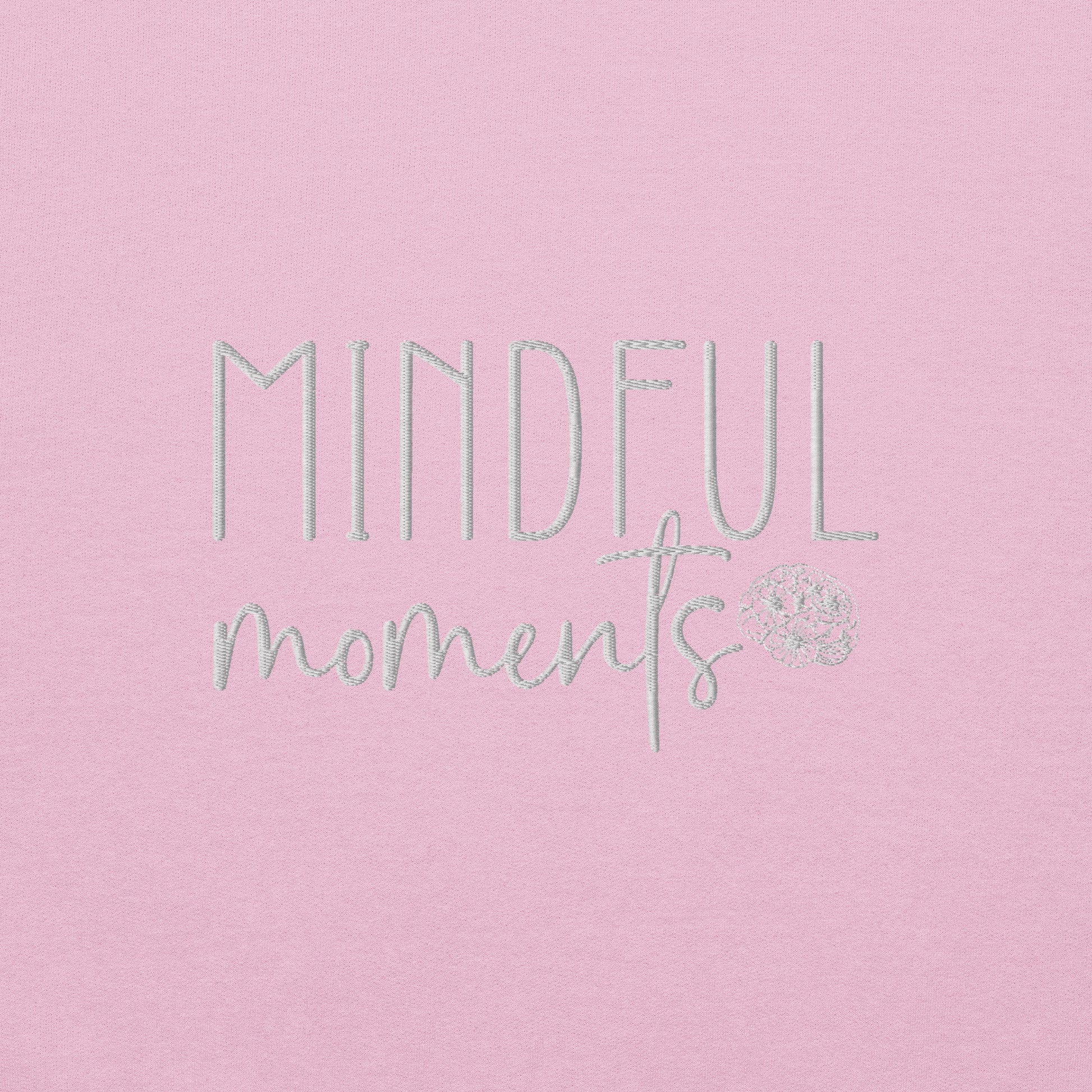 Mindful Moments Embroidered Sweatshirt - JOURNAL VENUE