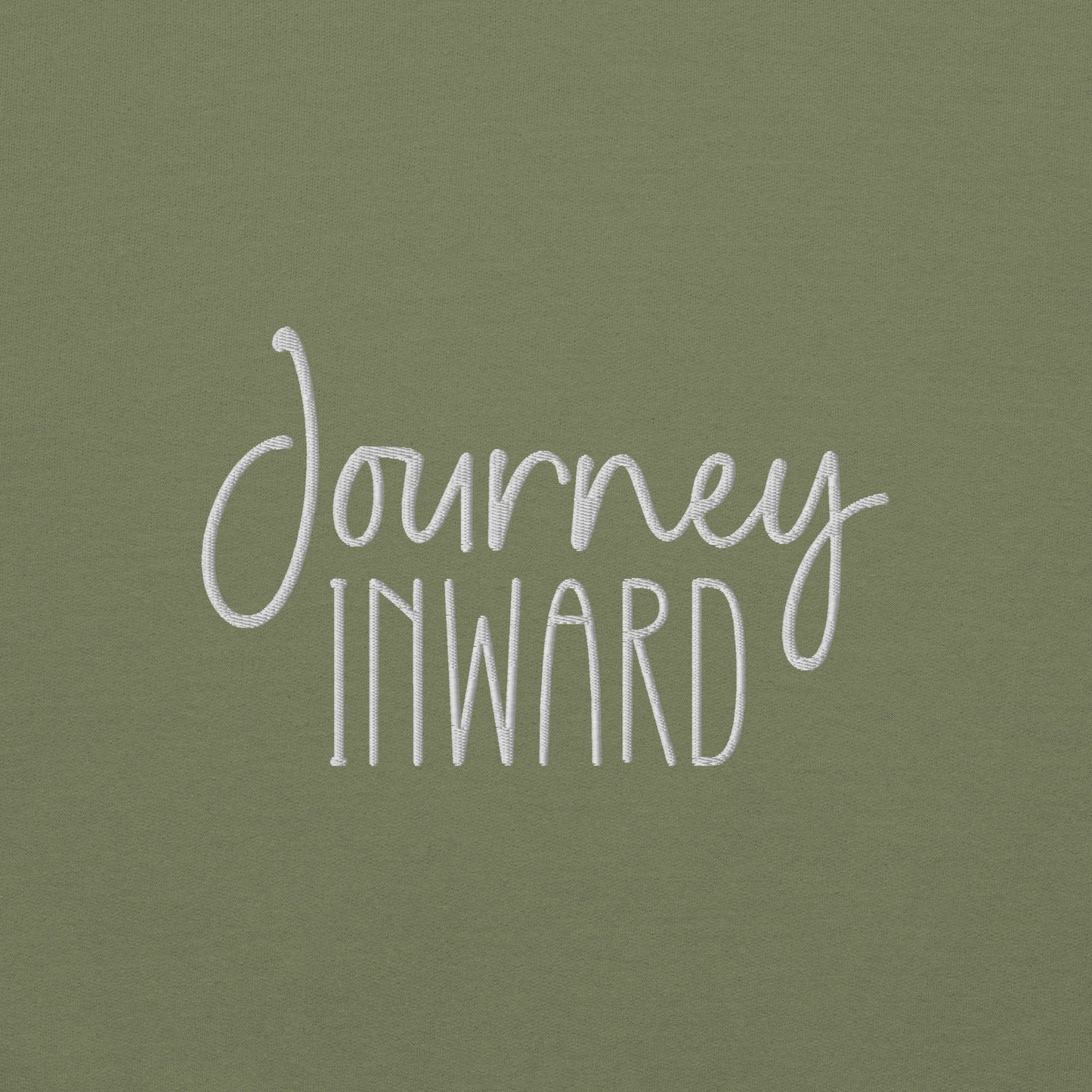 Journey inward Embroidered Sweatshirt - JOURNAL VENUE