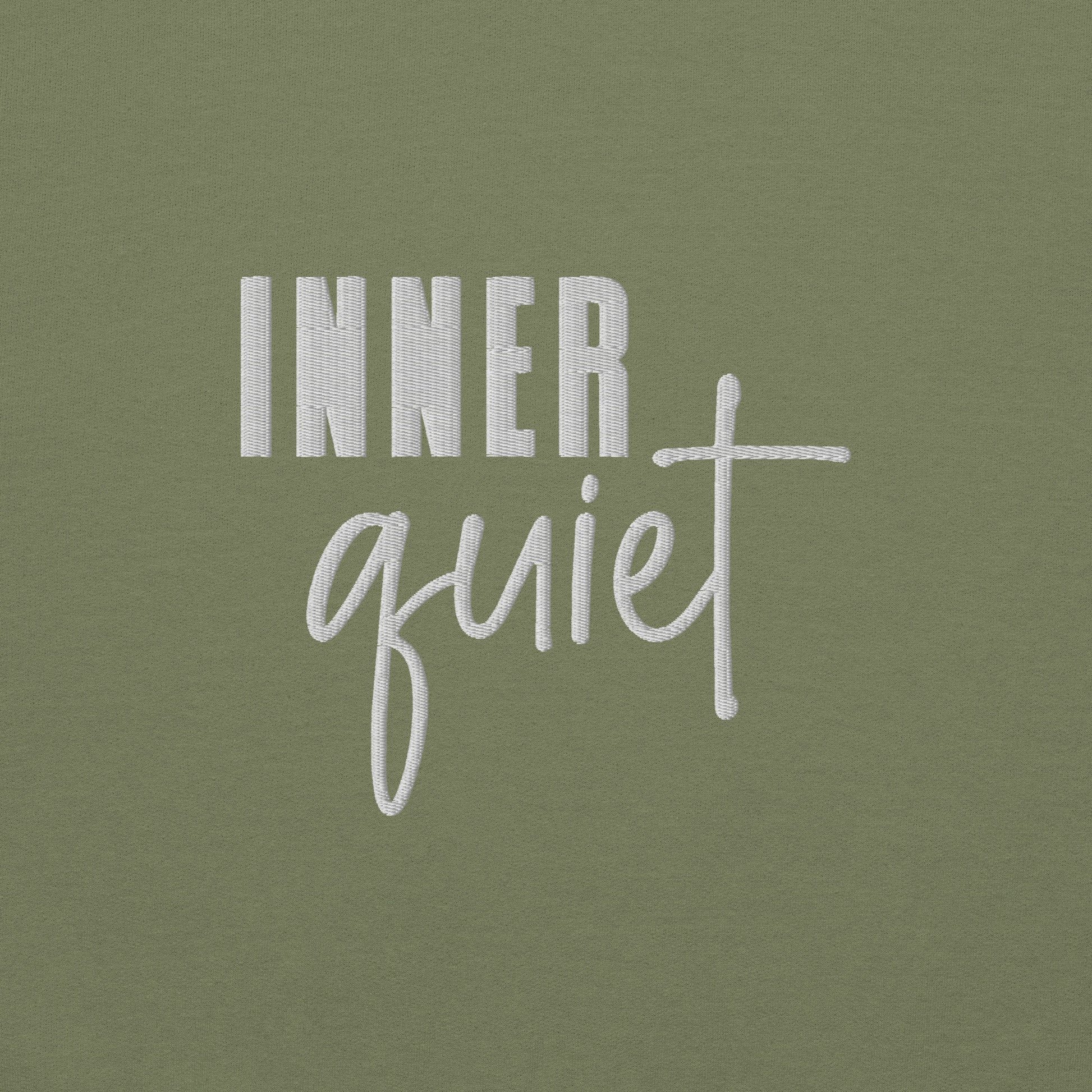 Inner Quiet Embroidered Sweatshirt - JOURNAL VENUE