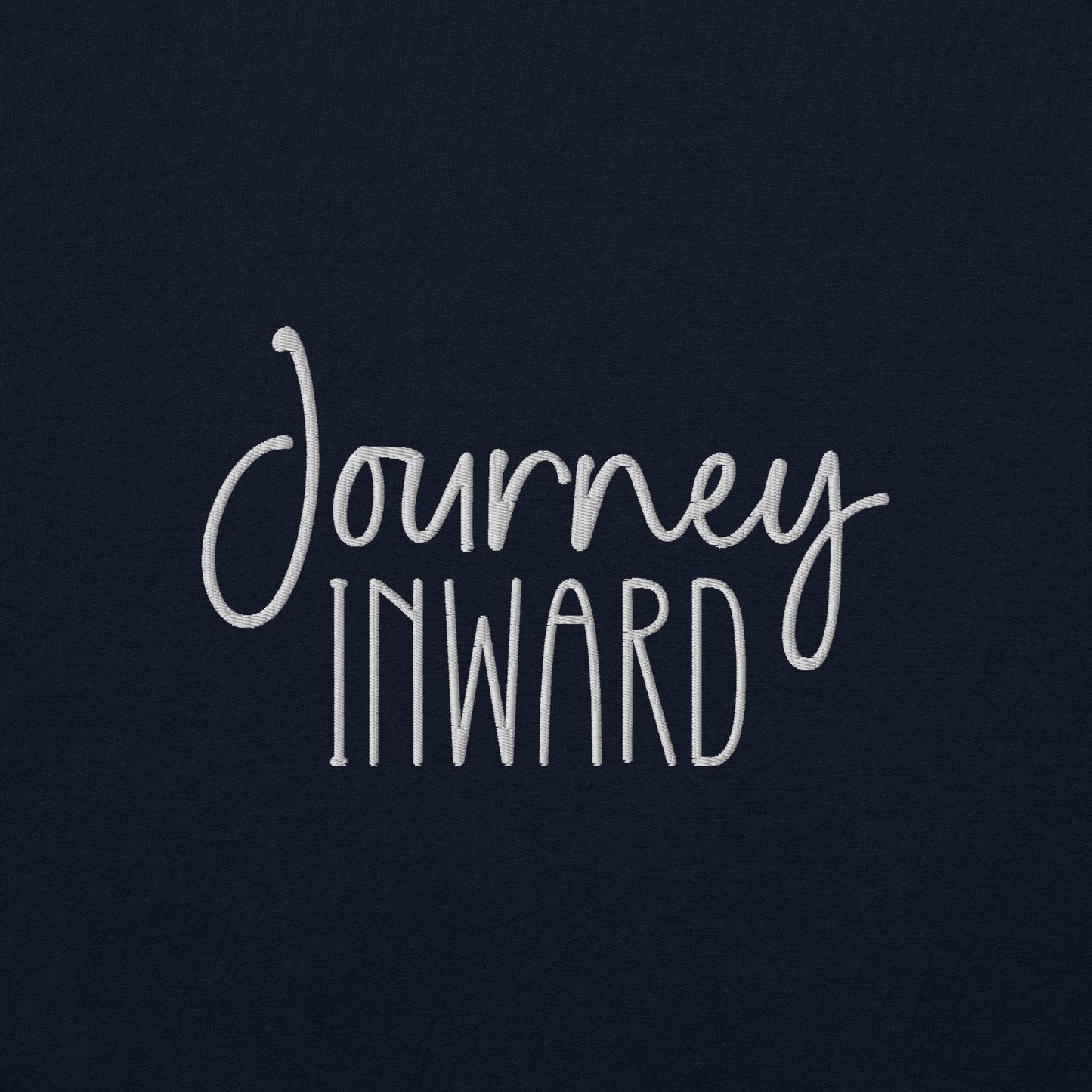 Journey inward Embroidered Sweatshirt - JOURNAL VENUE