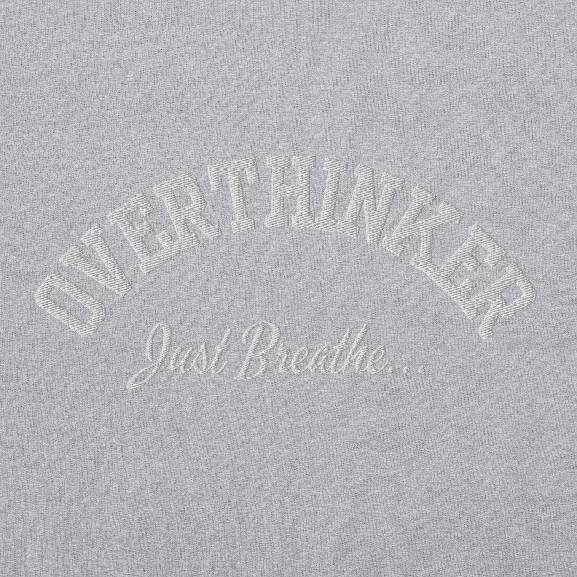 Overthinker Embroidered Sweatshirt - JOURNAL VENUE