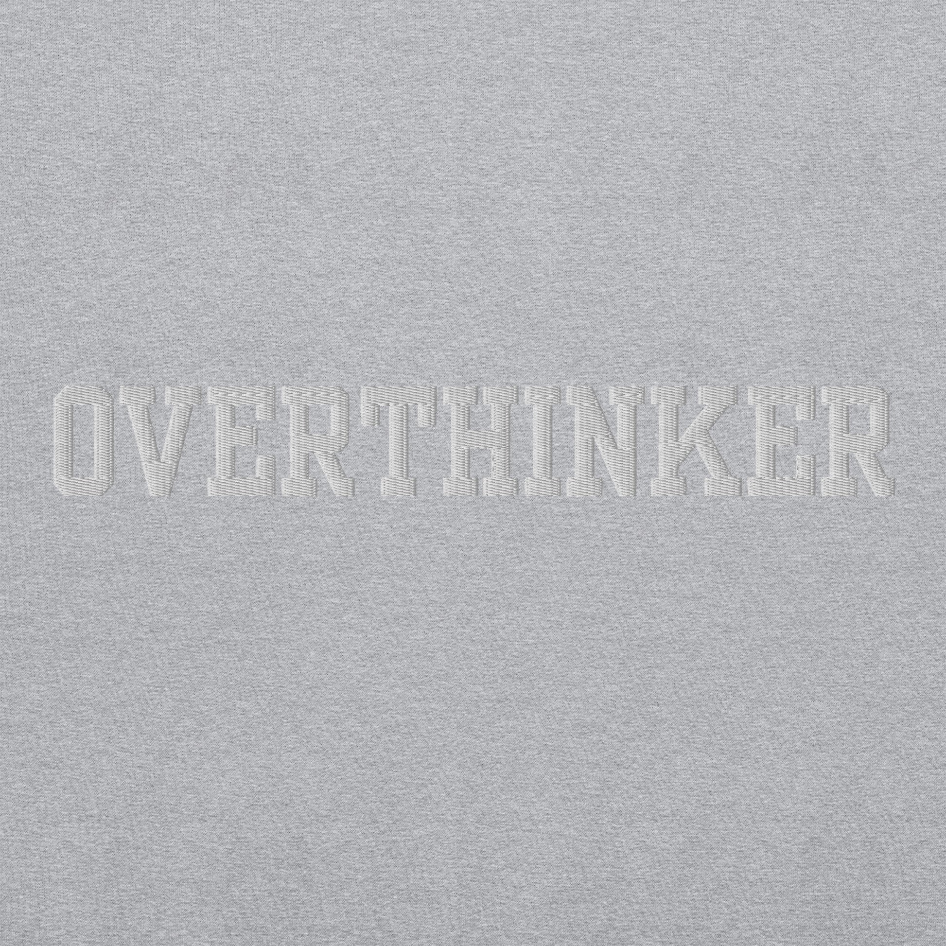 OVERTHINKER Self Care Embroidered Sweatshirt - JOURNAL VENUE