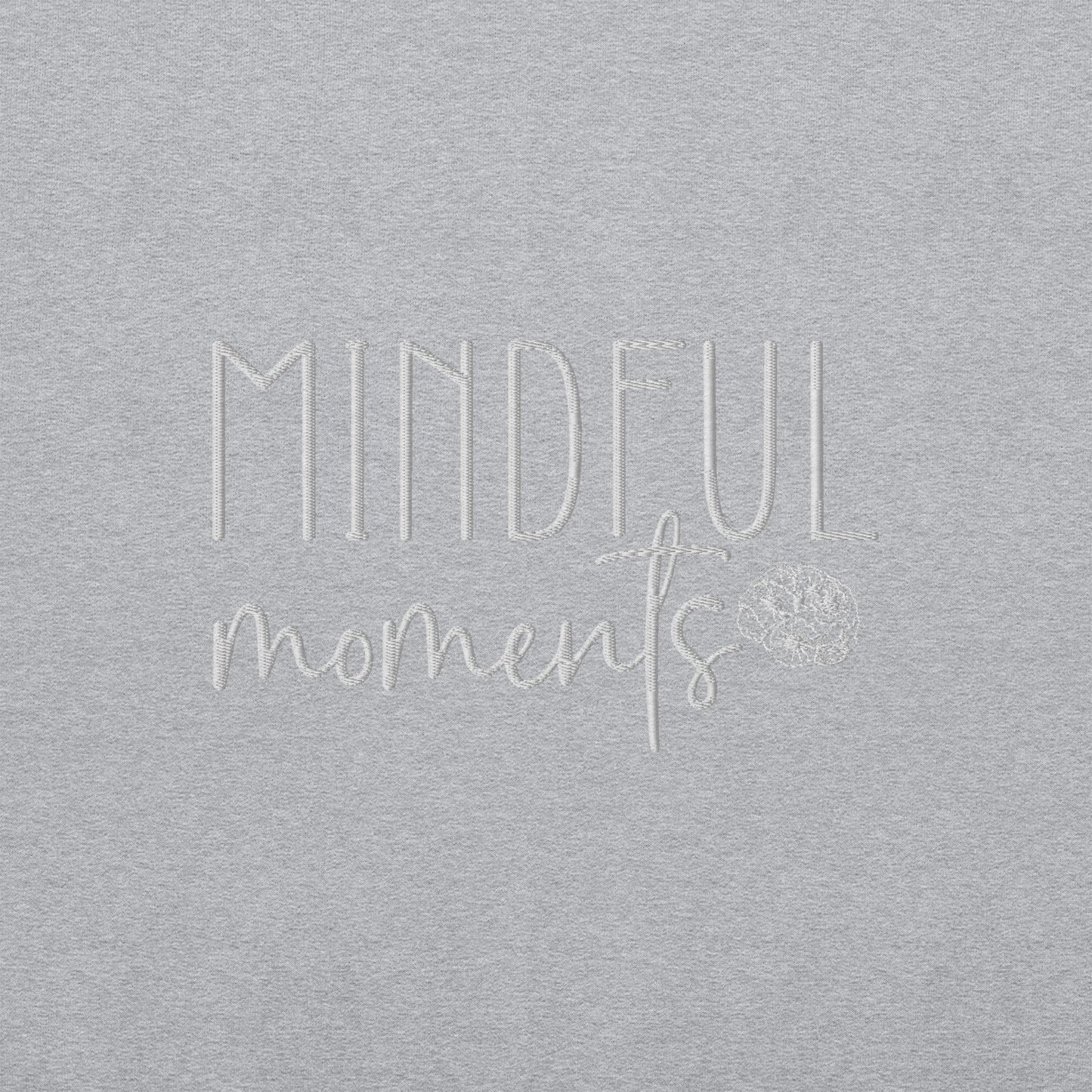 Mindful Moments Embroidered Sweatshirt - JOURNAL VENUE