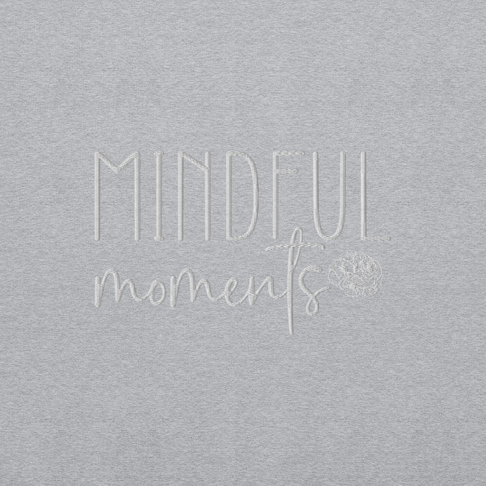 Mindful Moments Embroidered Sweatshirt - JOURNAL VENUE