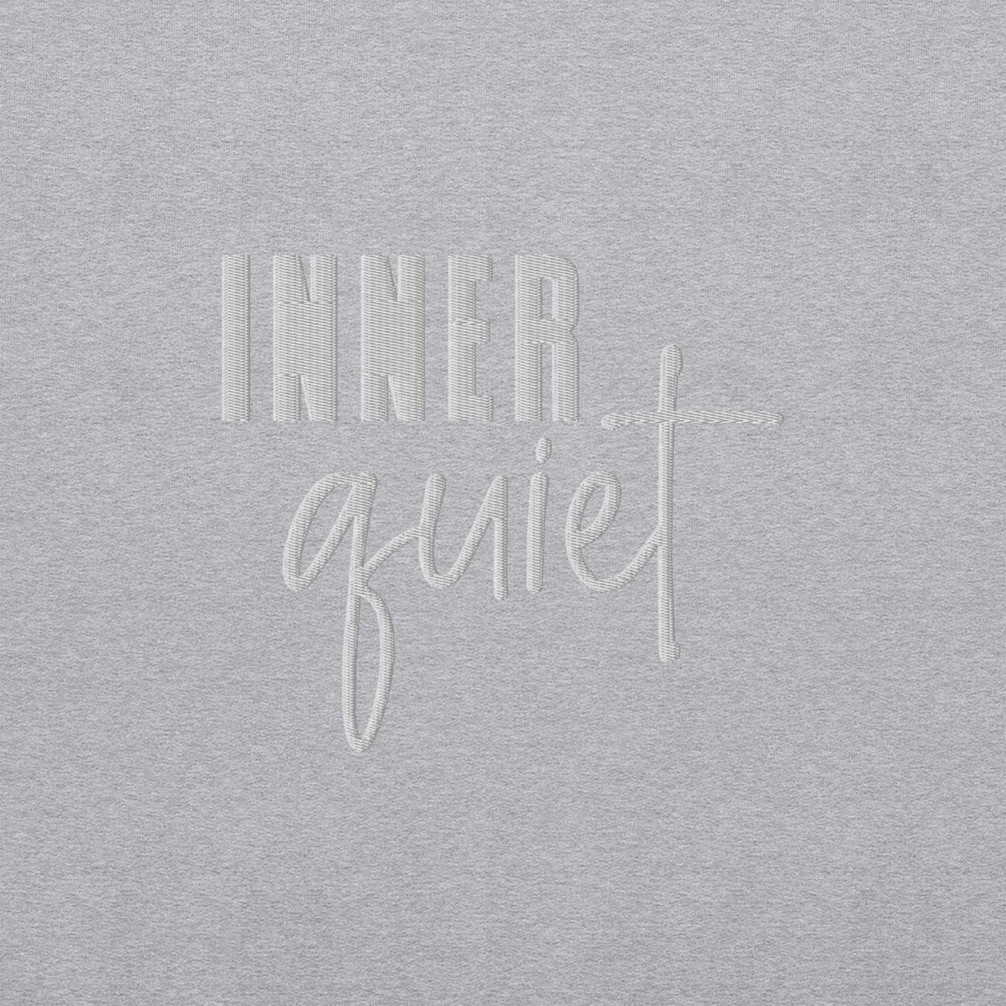 Inner Quiet Embroidered Sweatshirt - JOURNAL VENUE