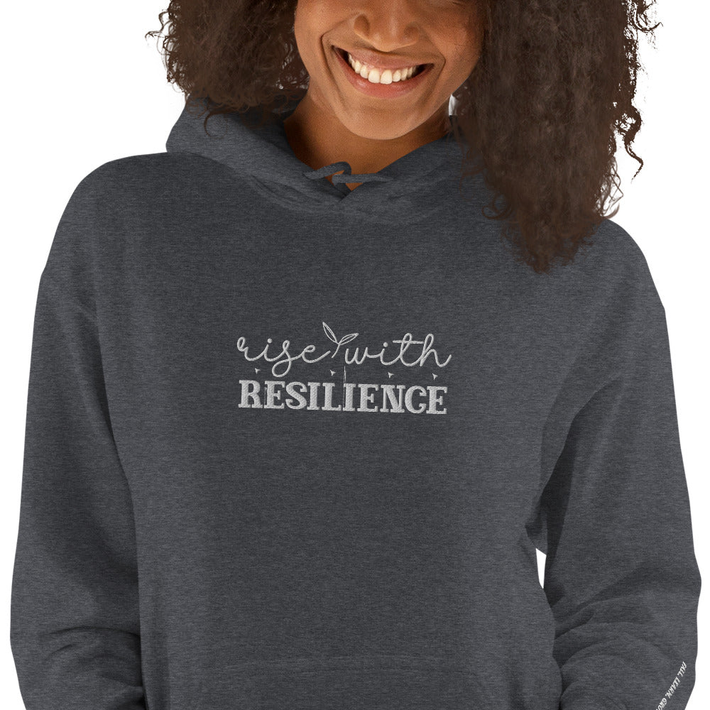 Rise Fall Grow Embroidered Hoodie - JOURNAL VENUE