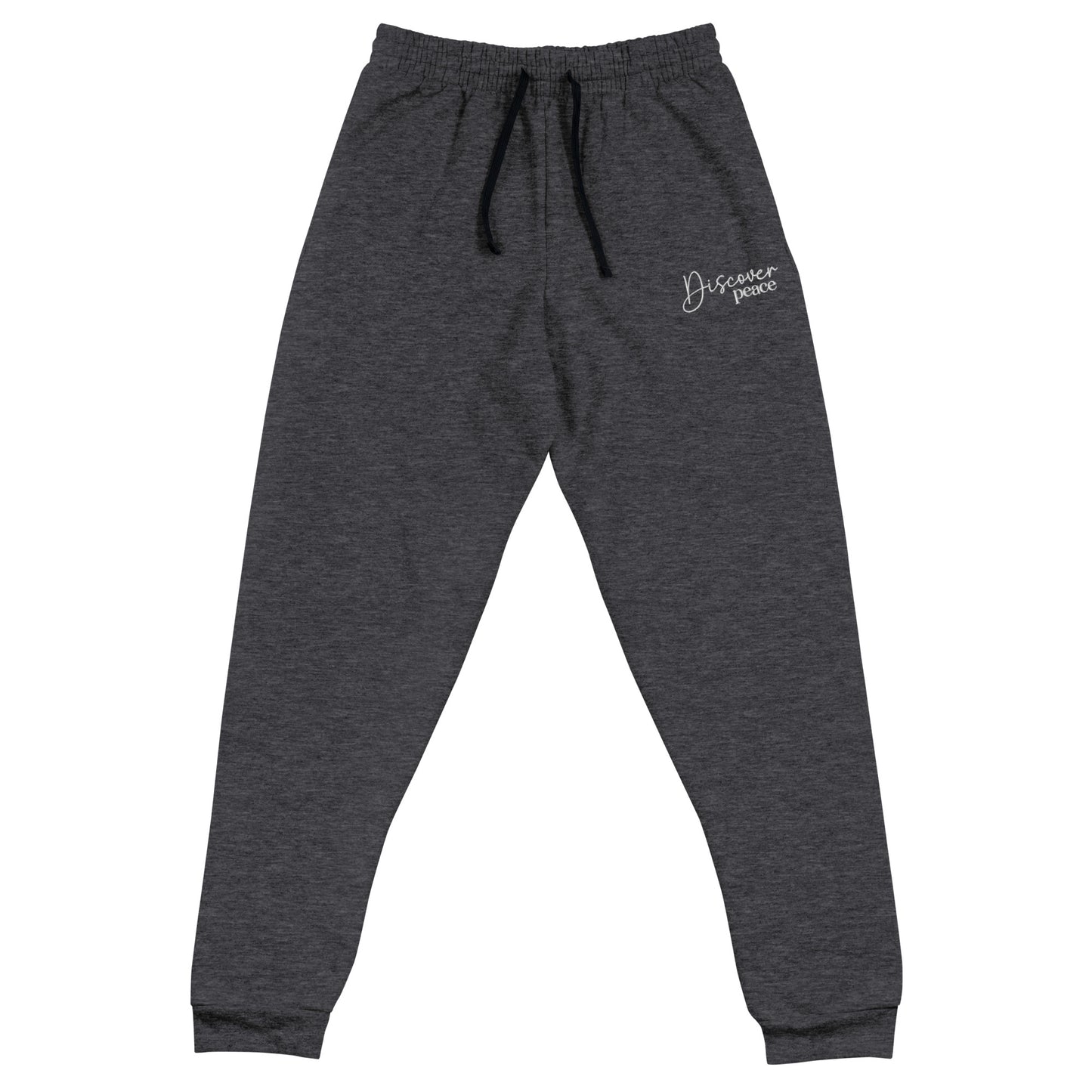 Discover Peace Embroidered Joggers - JOURNAL VENUE